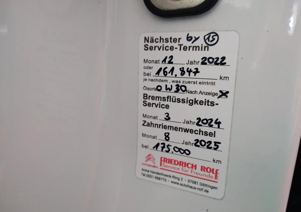 Citroen Berlingo cena 39999 przebieg: 162422, rok produkcji 2015 z Głuszyca małe 277